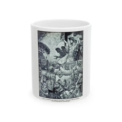 Daughter Of Cleopatra (2), Blue Book Magazine, May 1940 - White Coffee Mug 11oz - Go Mug Yourself