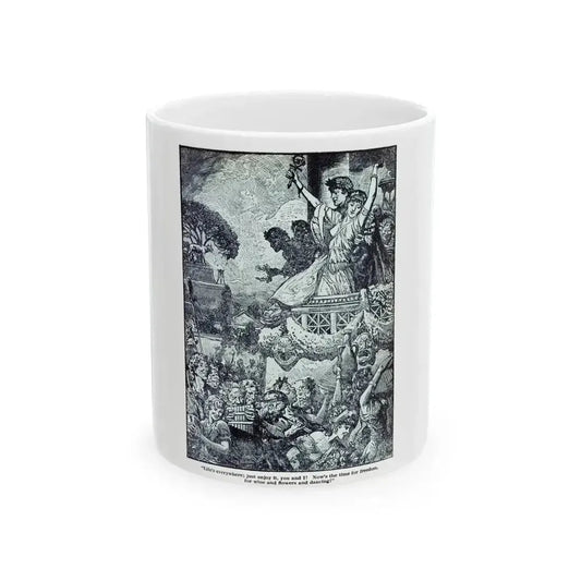 Daughter Of Cleopatra (2), Blue Book Magazine, May 1940 - White Coffee Mug 11oz - Go Mug Yourself