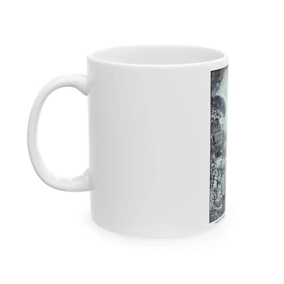 Daughter Of Cleopatra (2), Blue Book Magazine, May 1940 - White Coffee Mug - Go Mug Yourself