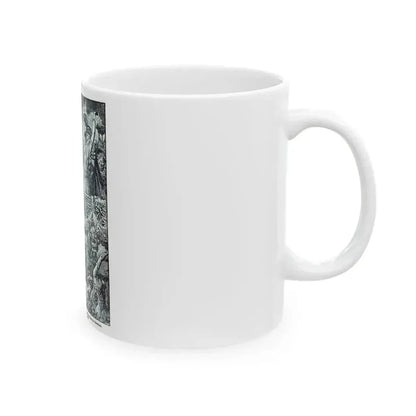 Daughter Of Cleopatra (2), Blue Book Magazine, May 1940 - White Coffee Mug - Go Mug Yourself