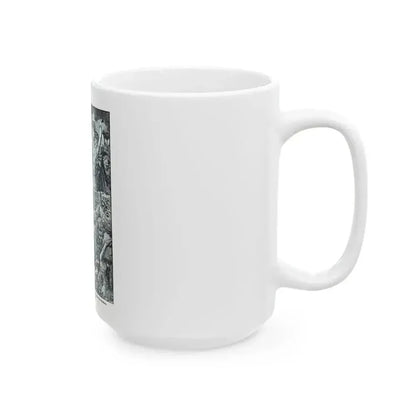 Daughter Of Cleopatra (2), Blue Book Magazine, May 1940 - White Coffee Mug - Go Mug Yourself