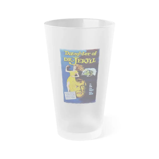 DAUGHTER OF DR. JEKYLL 1957 Movie Poster - Frosted Pint Glass 16oz Default Title - Go Mug Yourself