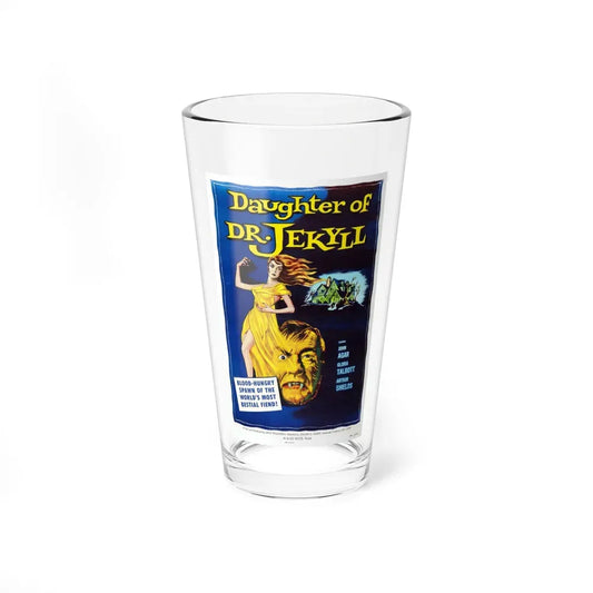 DAUGHTER OF DR. JEKYLL 1957 Movie Poster - Pint Glass 16oz 16oz - Go Mug Yourself
