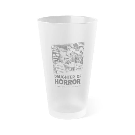 DAUGHTER OF HORROR (DEMENTIA) 1955 Movie Poster - Frosted Pint Glass 16oz-Go Mug Yourself