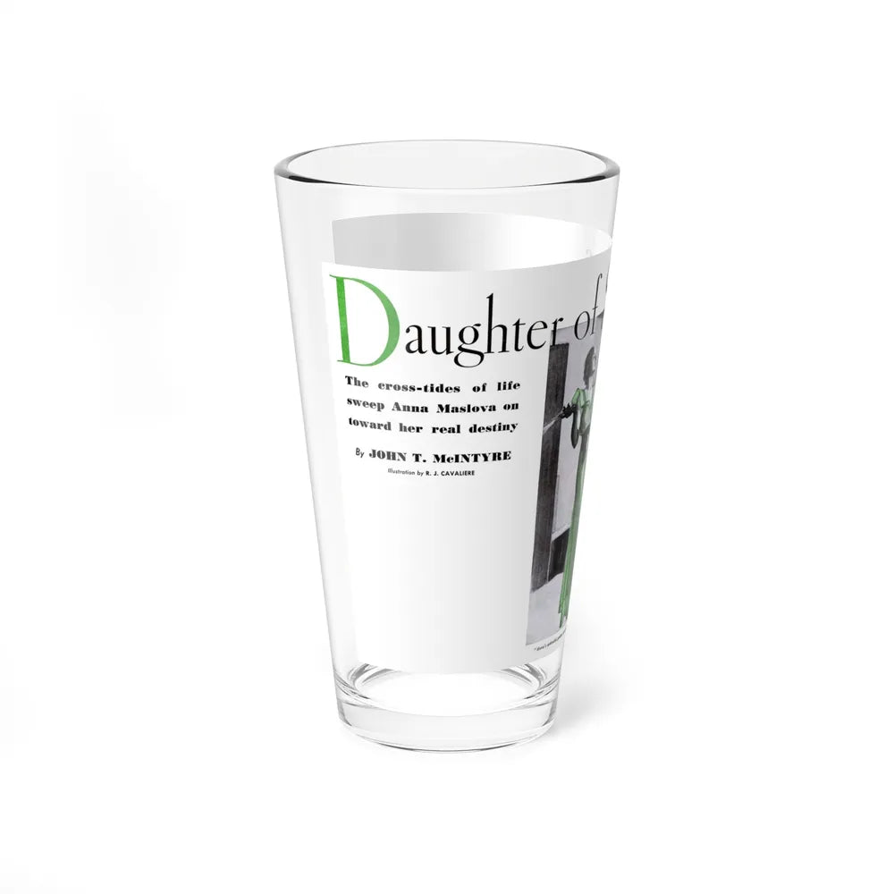 Daughter of Strife, Pictorial Review, June 1933 - Pint Glass 16oz-Go Mug Yourself