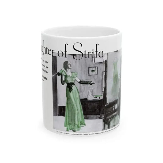 Daughter of Strife, Pictorial Review, June 1933 - White Coffee Mug 11oz - Go Mug Yourself