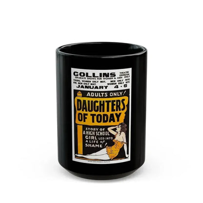DAUGHTERS OF TODAY 1928 Movie Poster - Black Coffee Mug 15oz - Go Mug Yourself