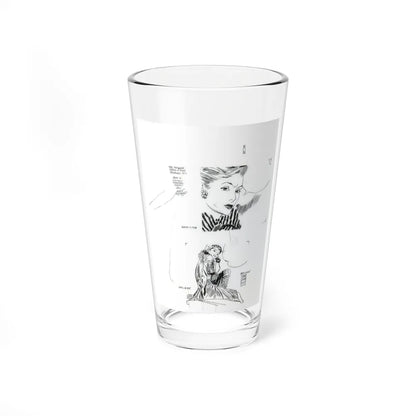 Dave Sim 'The Strange Death of Alex Raymond' Preliminary Artwork (2013) - Pint Glass 16oz-16oz-Go Mug Yourself