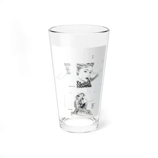 Dave Sim 'The Strange Death of Alex Raymond' Preliminary Artwork (2013) - Pint Glass 16oz 16oz - Go Mug Yourself