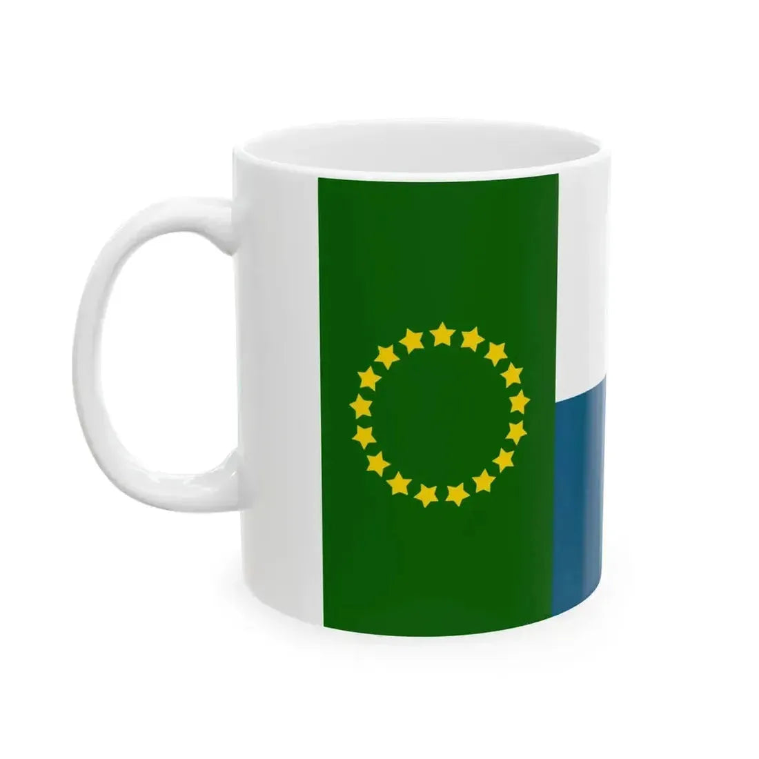 Davenport Homestead Flag (United States) White Coffee Mug - Go Mug Yourself