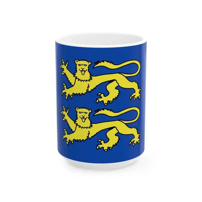 Daverdisse vlag (Belgium) White Coffee Mug 15oz - Go Mug Yourself