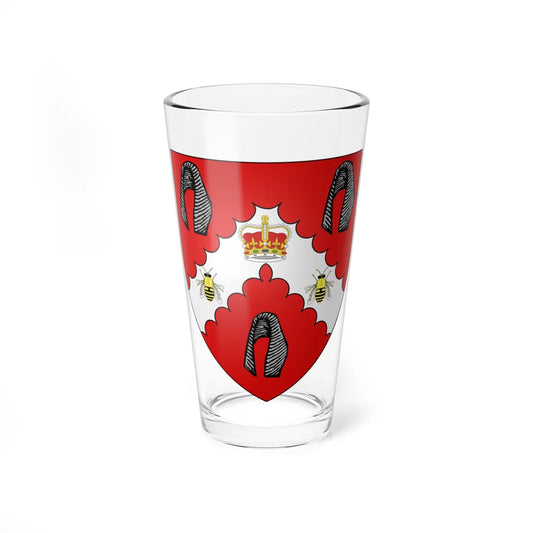 David Beatie Arms (New Zealand) (Coat of Arms) Pint Glass 16oz 16oz - Go Mug Yourself