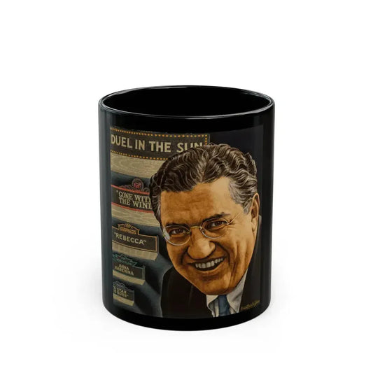 David O'Selznick, unpublished cover for Time magazine - Black Coffee Mug 11oz - Go Mug Yourself