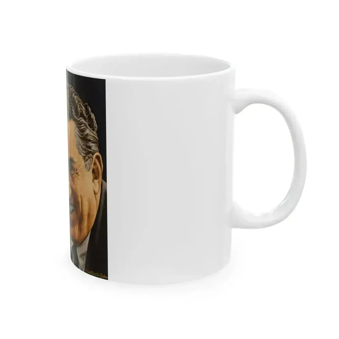 David O'Selznick, unpublished cover for Time magazine - White Coffee Mug - Go Mug Yourself