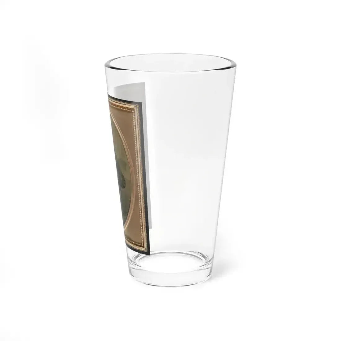 David Potts In Union Cavalry Uniform, With Revolver, In Front Of Painted Background (U.S. Civil War) Pint Glass 16oz - Go Mug Yourself