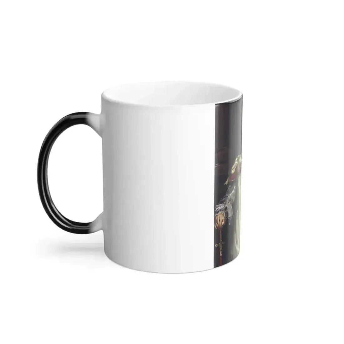 David Wilkie (1785-1841) Portrait of King William IV, three-quarter length, wearing the robes of the Gar-0 - Color Changing Mug 11oz - Go Mug Yourself