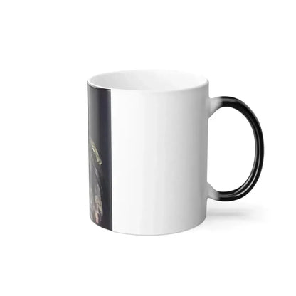 David Wilkie (1785-1841) Portrait of King William IV, three-quarter length, wearing the robes of the Gar-0 - Color Changing Mug 11oz - Go Mug Yourself