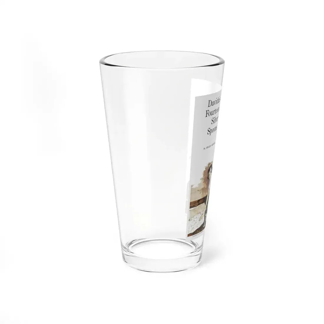 Davida's Fourteen Silver Spoons, Woman's Day, September 1951 - Pint Glass 16oz - Go Mug Yourself