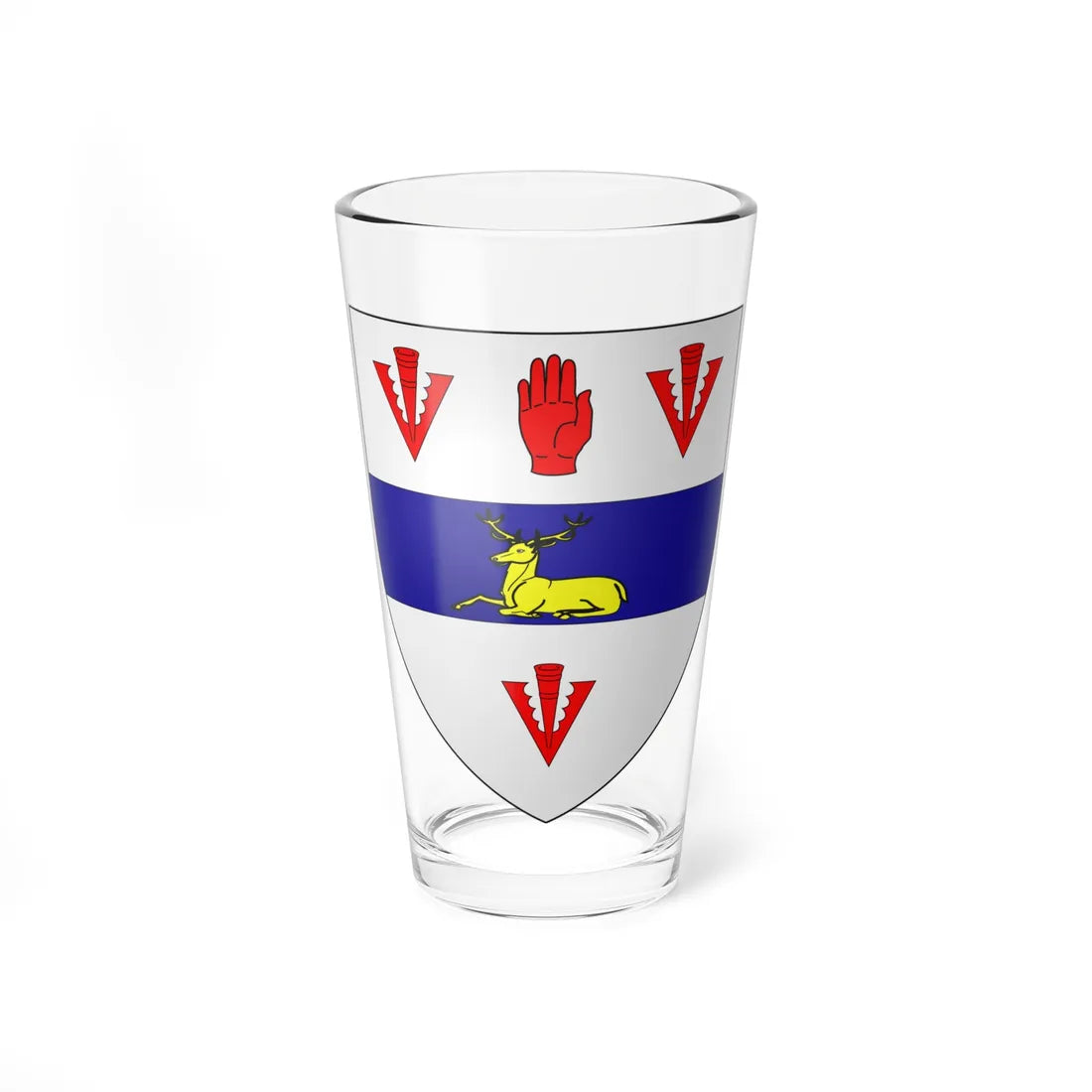 Davidson of Davidson arms (Scotland) (Coat of Arms) Pint Glass 16oz 16oz - Go Mug Yourself