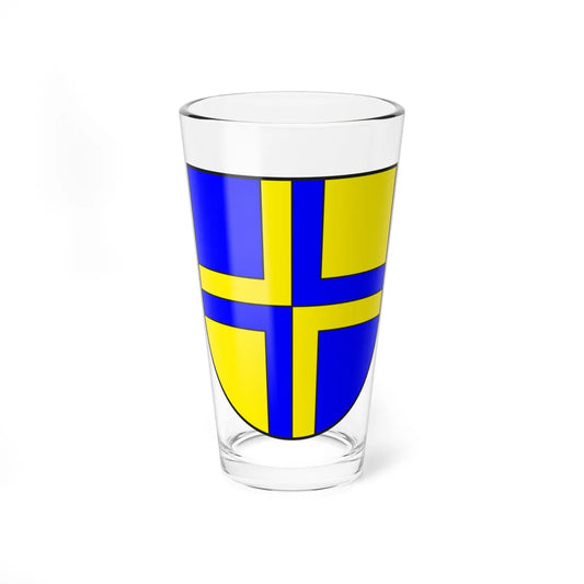 Davos wappen (Switzerland) (Coat of Arms) Pint Glass 16oz 16oz - Go Mug Yourself