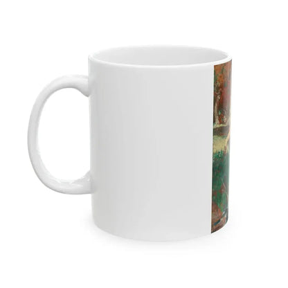 Dawn, Dawn, Dawn, Ticonderoga pencil advertisement, 1932 - White Coffee Mug - Go Mug Yourself