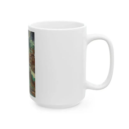 Dawn, Dawn, Dawn, Ticonderoga pencil advertisement, 1932 - White Coffee Mug - Go Mug Yourself