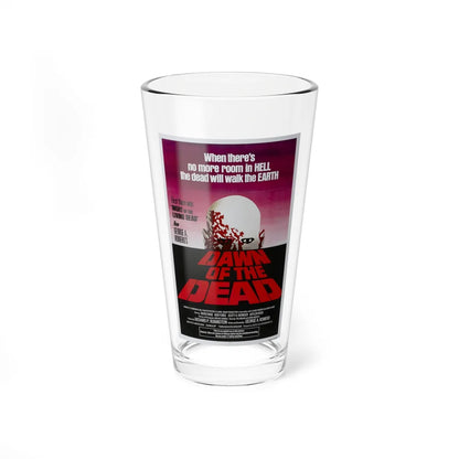 DAWN OF THE DEAD 1978 Movie Poster - Pint Glass 16oz-16oz-Go Mug Yourself