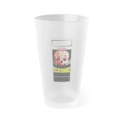 DAWN OF THE DEAD (ITALIAN) 2 1978 Movie Poster - Frosted Pint Glass 16oz Default Title - Go Mug Yourself