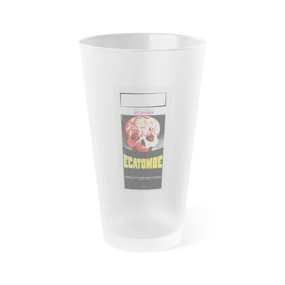 DAWN OF THE DEAD (ITALIAN) 2 1978 Movie Poster - Frosted Pint Glass 16oz-Go Mug Yourself