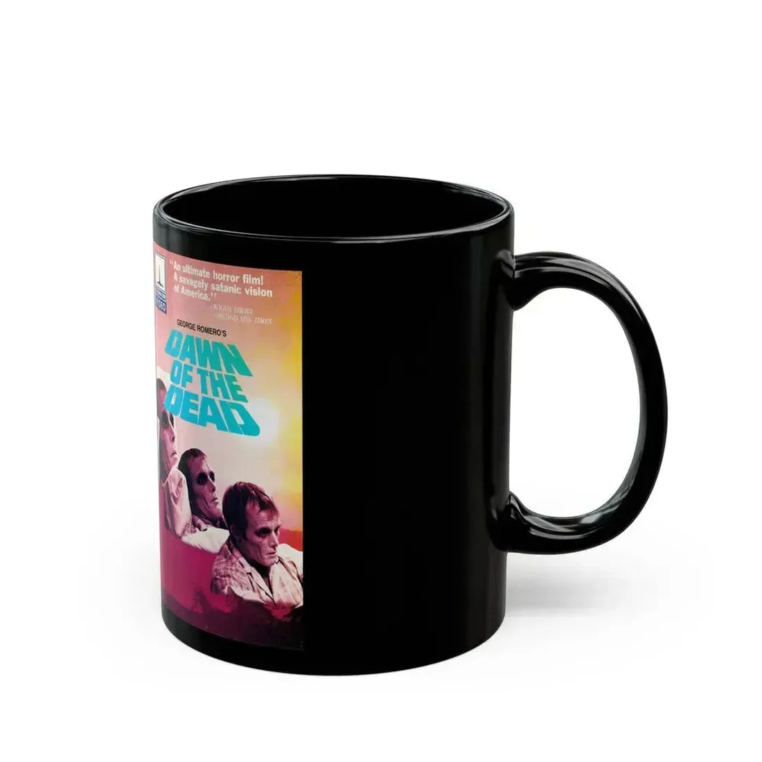 DAWN OF THE DEAD THORN EMI VIDEO (VHS COVER) - Black Coffee Mug - Go Mug Yourself