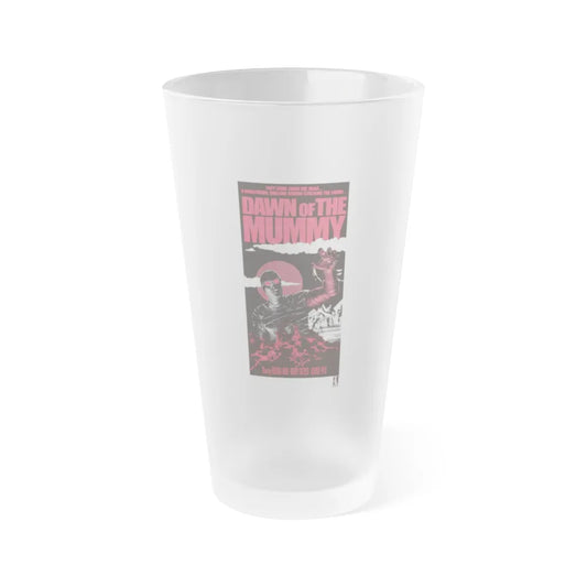 DAWN OF THE MUMMY (2) 1981 Movie Poster - Frosted Pint Glass 16oz-16oz-Frosted-Go Mug Yourself