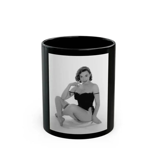 Dawn Richard #01 - 8x10 Full Body 1957 Cheesecake Color Photo 3 (Vintage Female Icon) Black Coffee Mug 11oz - Go Mug Yourself