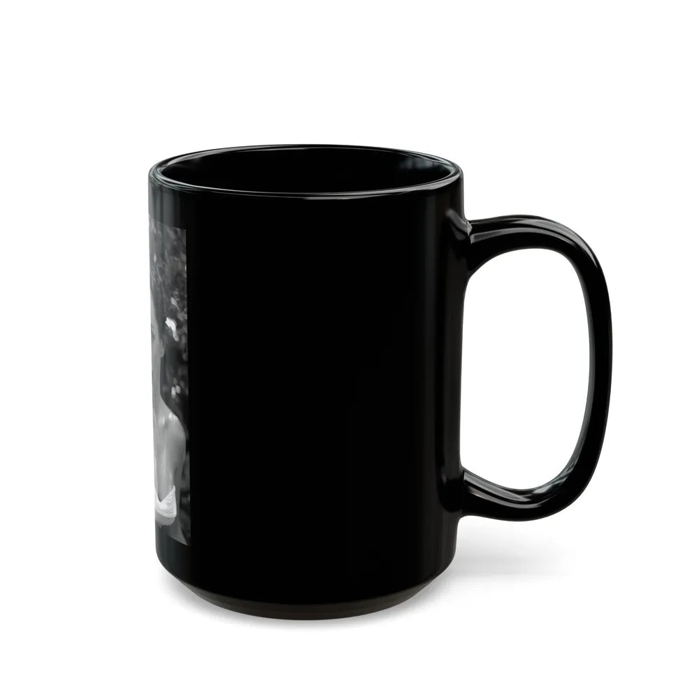 Dawn Richard #02 (Vintage Female Icon) Black Coffee Mug-Go Mug Yourself