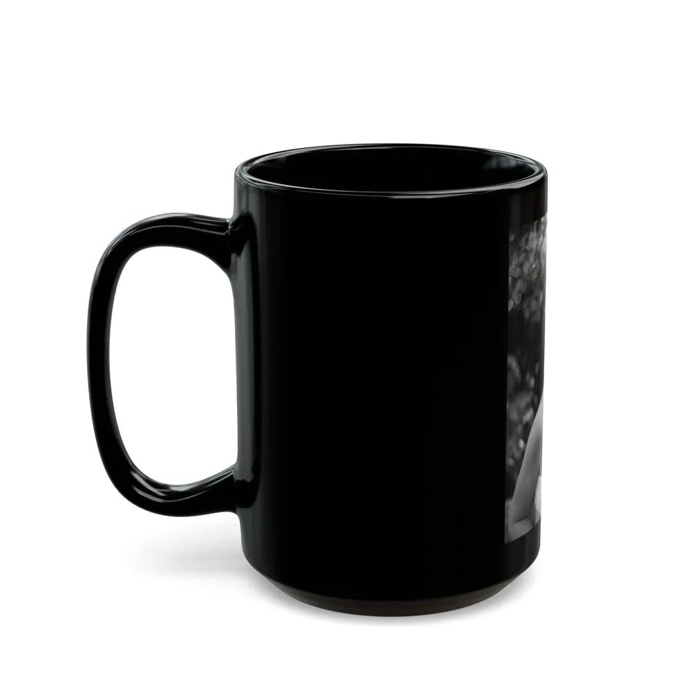 Dawn Richard #02 (Vintage Female Icon) Black Coffee Mug-Go Mug Yourself