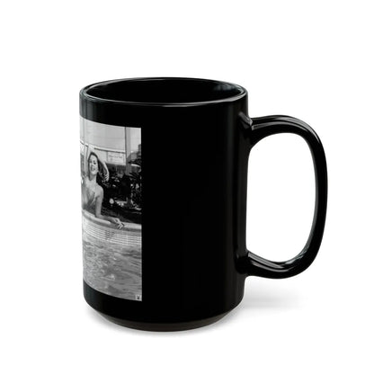 Dawn Richard #06 (Vintage Female Icon) Black Coffee Mug-Go Mug Yourself