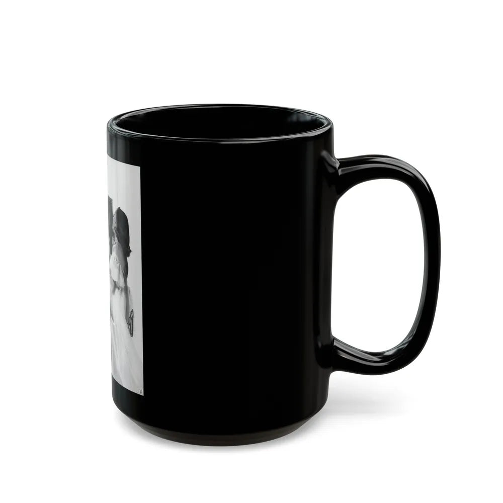 Dawn Richard #07 (Vintage Female Icon) Black Coffee Mug-Go Mug Yourself