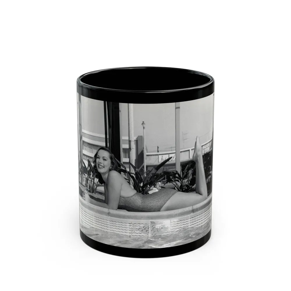 Dawn Richard #10 (Vintage Female Icon) Black Coffee Mug-11oz-Go Mug Yourself