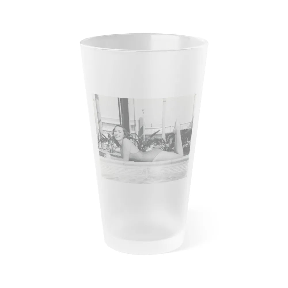 Dawn Richard #10 (Vintage Female Icon) Frosted Pint Glass 16oz-16oz-Frosted-Go Mug Yourself