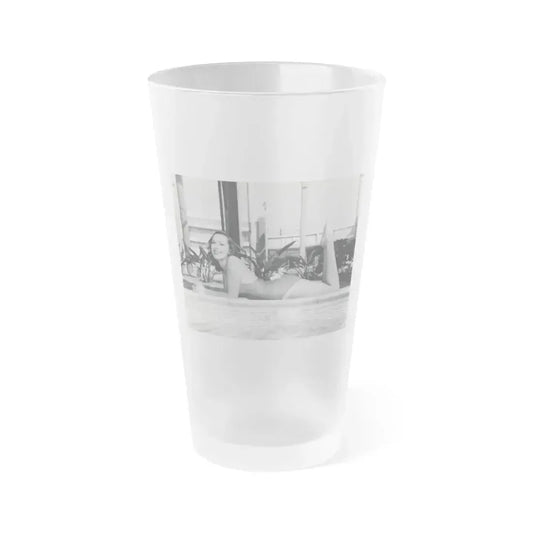 Dawn Richard #10 (Vintage Female Icon) Frosted Pint Glass 16oz 16oz Frosted - Go Mug Yourself