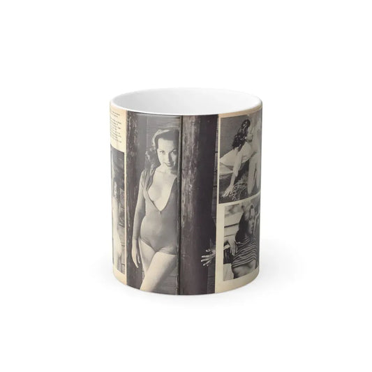 Dawn Richard #102 - [Pages 30 & 31] Including Pages 2 & 3 of 5 with, 4 B&W Photos+Contuned Article from ADVENTURE Dec. '60 Mag. (Vintage Female Icon) Color Changing Mug 11oz 11oz - Go Mug Yourself