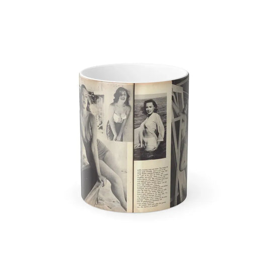 Dawn Richard #103 - [Pages 33 & 34] Including Pages 4 & 5 of 5 with, 4 B&W Photos+Article Ending from ADVENTURE Dec. '60 Mag. (Vintage Female Icon) Color Changing Mug 11oz 11oz - Go Mug Yourself