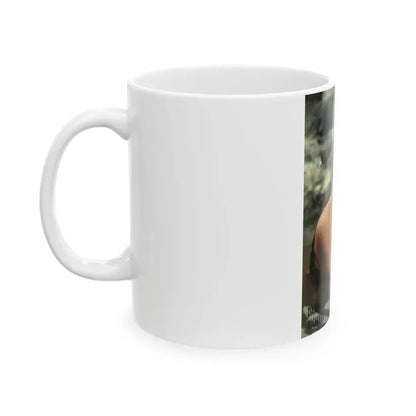 Dawn Richard #107 - Dawn on 2.5x3.5 Playboy Collector Card (Vintage Female Icon) White Coffee Mug - Go Mug Yourself