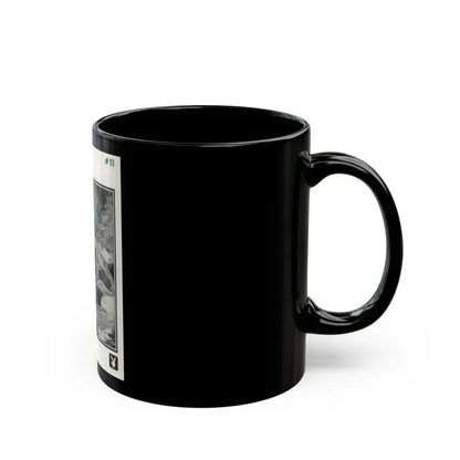 Dawn Richard #108 - Dawn on 2.5x3.5 Playboy Collector Card (Vintage Female Icon) Black Coffee Mug - Go Mug Yourself