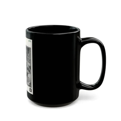 Dawn Richard #108 - Dawn on 2.5x3.5 Playboy Collector Card (Vintage Female Icon) Black Coffee Mug - Go Mug Yourself