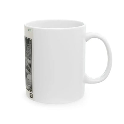 Dawn Richard #108 - Dawn on 2.5x3.5 Playboy Collector Card (Vintage Female Icon) White Coffee Mug - Go Mug Yourself