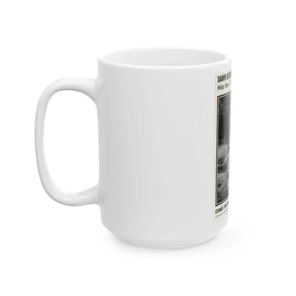 Dawn Richard #108 - Dawn on 2.5x3.5 Playboy Collector Card (Vintage Female Icon) White Coffee Mug - Go Mug Yourself