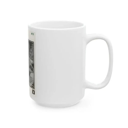 Dawn Richard #108 - Dawn on 2.5x3.5 Playboy Collector Card (Vintage Female Icon) White Coffee Mug - Go Mug Yourself