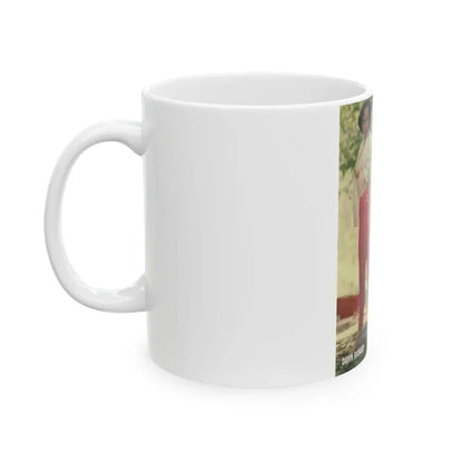 Dawn Richard #109 - Dawn on 2.5x3.5 Playboy Collector Card (Vintage Female Icon) White Coffee Mug - Go Mug Yourself