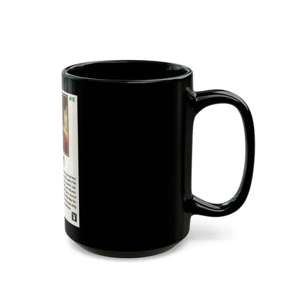 Dawn Richard #110 - Dawn on 2.5x3.5 Playboy Collector Card (Vintage Female Icon) Black Coffee Mug - Go Mug Yourself