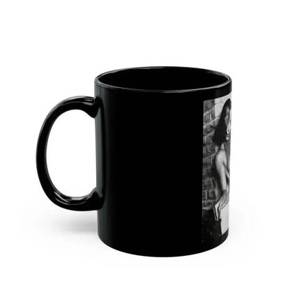 Dawn Richard #17 - See through top (Vintage Female Icon) Black Coffee Mug - Go Mug Yourself